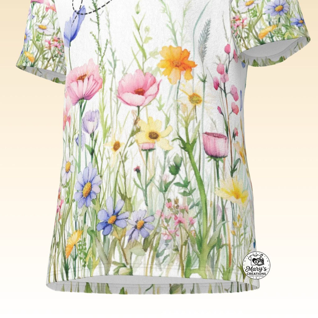 Wildflowers All-Over Print Sublimation Tee
