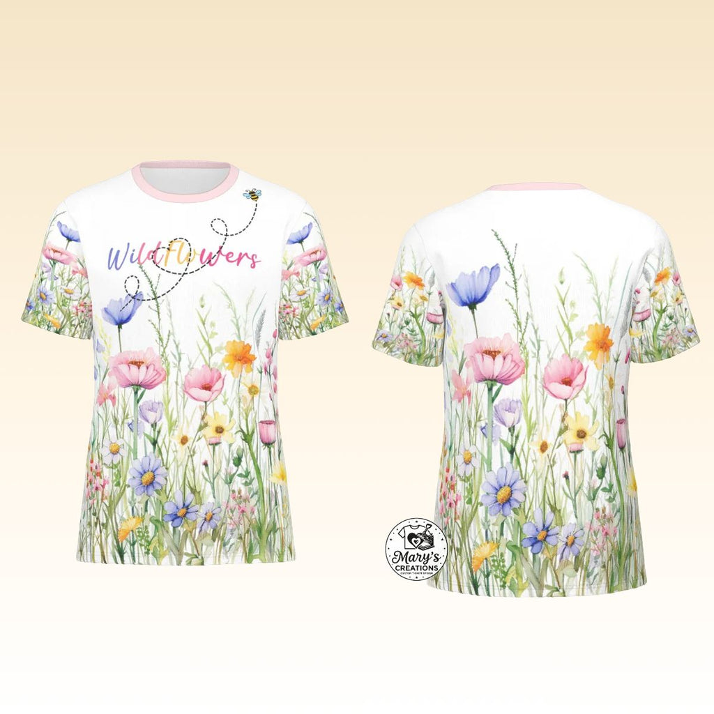 Wildflowers All-Over Print Sublimation Tee