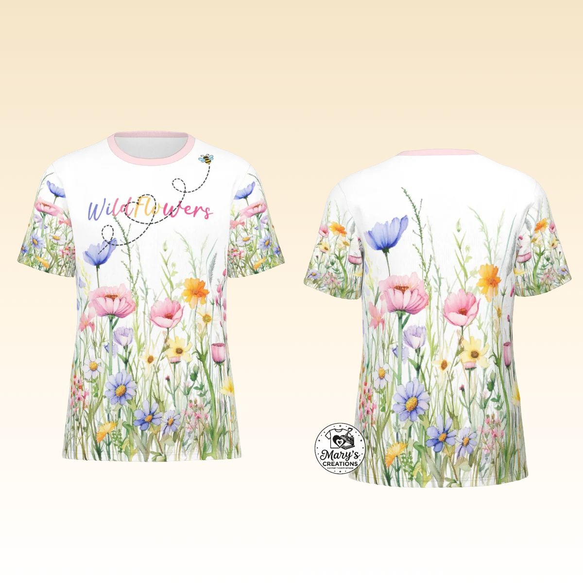Wildflowers All-Over Print Sublimation Tee