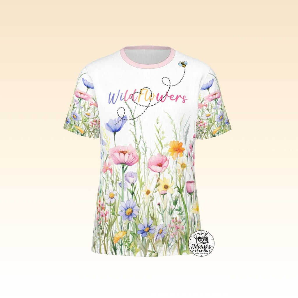 Wildflowers All-Over Print Sublimation Tee