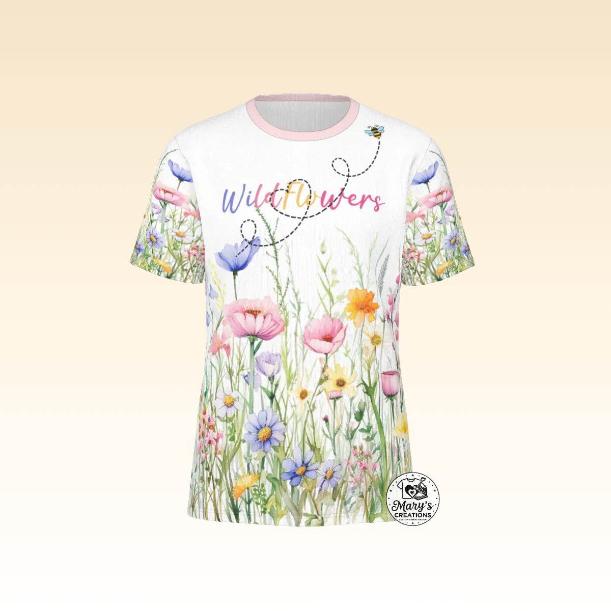 Wildflowers All-Over Print Sublimation Tee