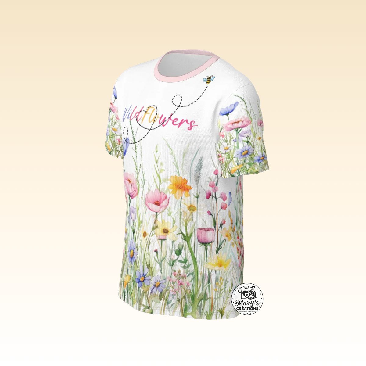 Wildflowers All-Over Print Sublimation Tee