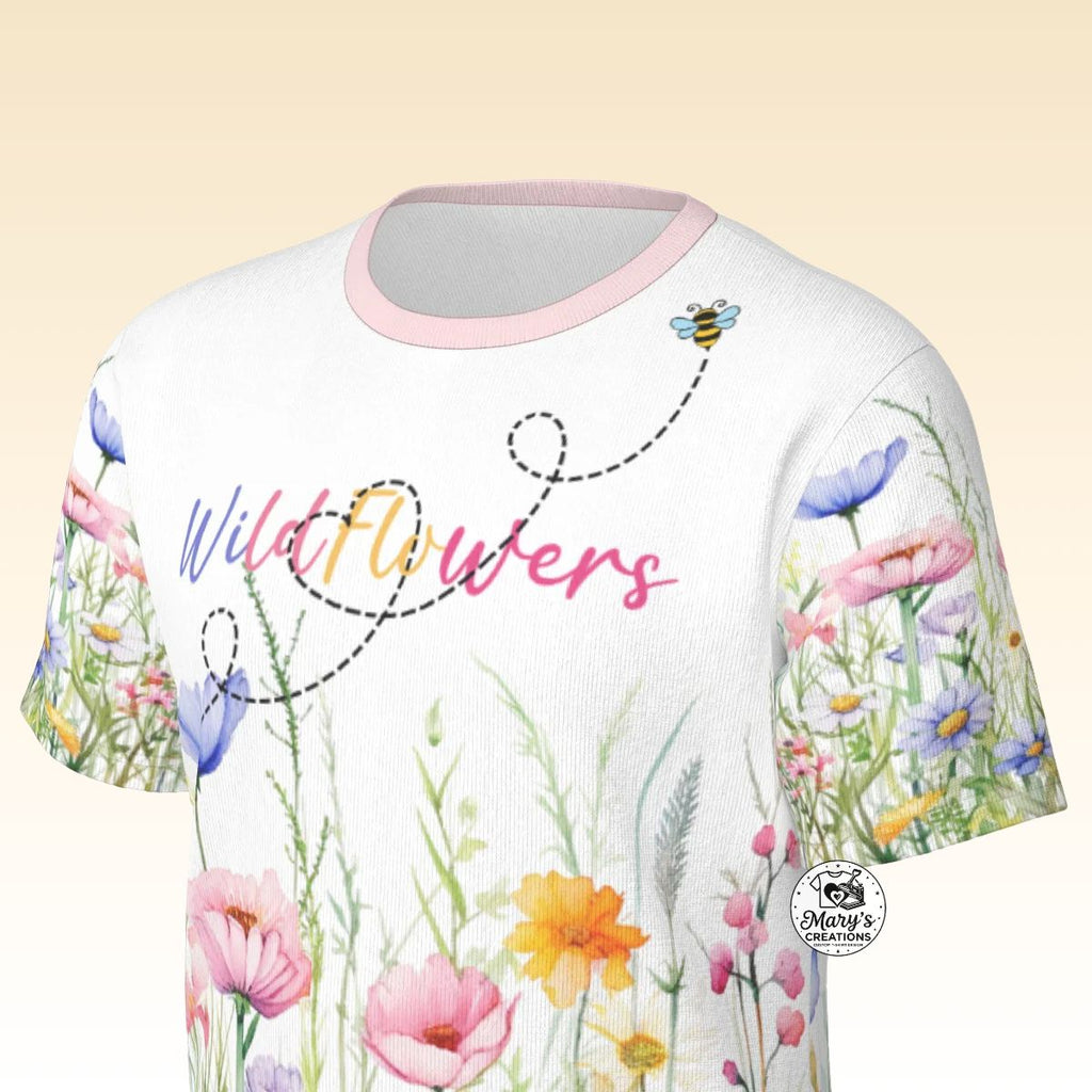 Wildflowers All-Over Print Sublimation Tee